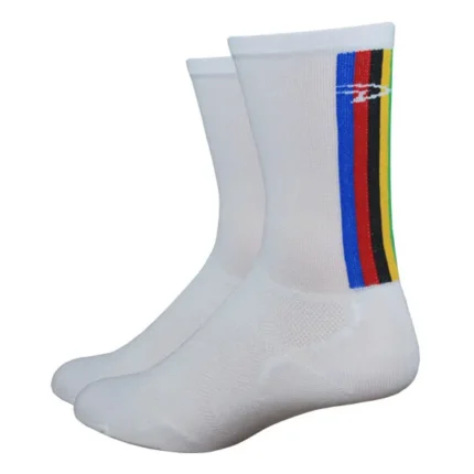 Pyöräilysukat DeFeet Levitator Lite Hi Top World Champ