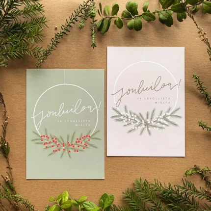 Havukranssi - Helle Visuals - Joulukortti