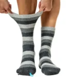 Kiristämättömät puuvillasukat - Raidat - Image 3