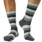 Kiristämättömät puuvillasukat - Raidat - Image 4