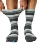 Kiristämättömät puuvillasukat - Raidat - Image 5