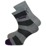 Ohuet puuvillasukat - 2 pr/pkt - Puma - Raita