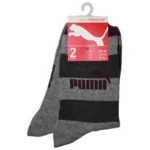 Ohuet puuvillasukat - 2 pr/pkt - Puma - Raita - Image 5